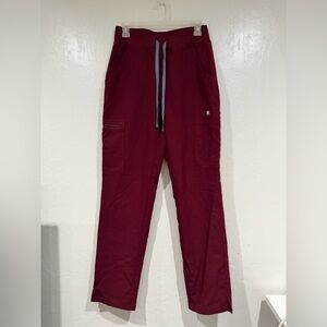 Figs Burgundy Pants size L
